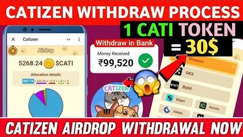 How To Catizen Deposit To Binance || Catizen Airdrop Withdrawal || No Gas Fee