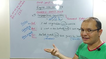 Connect 4, Unit 1, Lesson 3, Language Focus, Conjunctions.