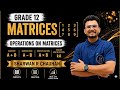 Matrices Class 12 Maths | Chapter 3 Algebra | Operations On Matrices | CBSE 2026-27