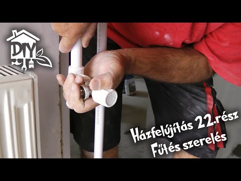 Házfelújítás 22.rész  Fűtés bekötése | Green Cottage DIY