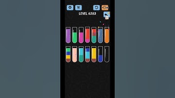 Water Color Sort Level 6283 Gameplay Solution