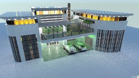 Planner5D: Modern House with High Ceiling