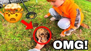 Human Skull Found Metal Detecting 5 Acre Farm!