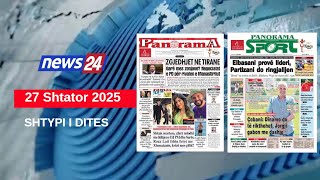 27 shtator "Shtypi i ditës" në News24 📺 "Koha për t'u zgjuar" me Klevin Mukën screenshot 5