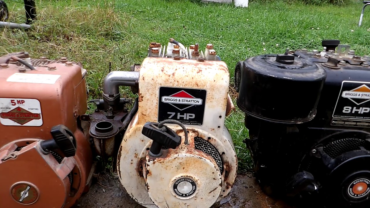 Briggs Stratton Horsepower Cubic Inches Horizontal Shaft YouTube