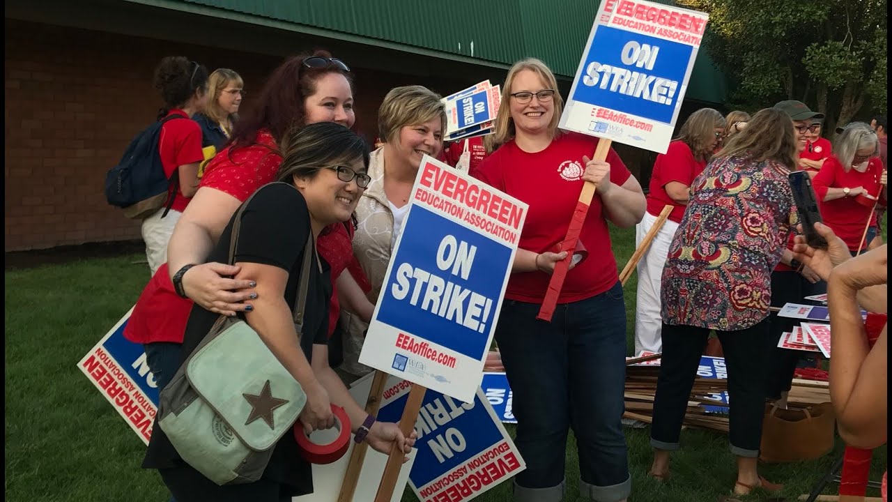 Evergreen Public Schools teachers vote to strike YouTube