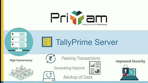 TallyPrime Server  | TallyPrime Server Introduction
