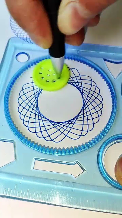 What does this pattern resemble??? Magic Ruler Small ruler, big wisdom #2024 #shorts #Spirograph