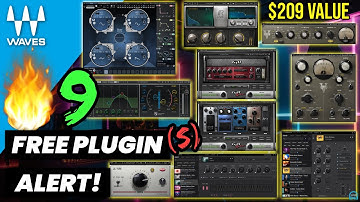 9 FREE PLUGINS FROM WAVES 🔥 FREE PLUGIN ALERT