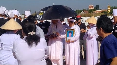 Lễ an táng-đạo hữu nam-đạo cao đài tây ninh-họ đạo trường tây-long thành bắc-ngày 1-12-2025