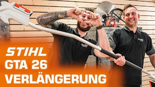 Genial: So machst du aus der Stihl Akku-Kettensäge GTA 26 einen Hochentaster!