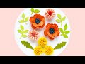 切って貼るだけ！かわいい【タンポポ・アネモネ・小花】の簡単な作り方 -フェルトフラワー | DIY Easy Felt Flowers Dandelion Anemone Tutorial