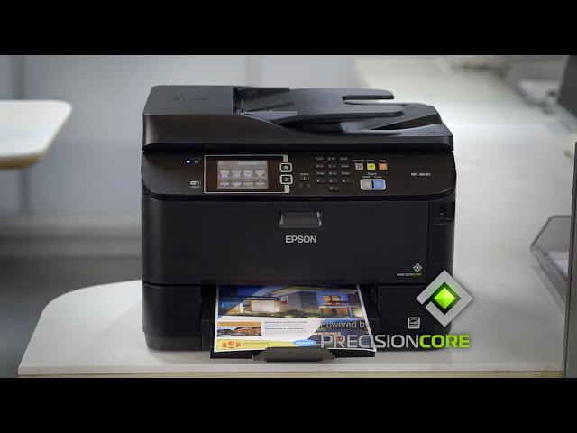 erektion Tekstforfatter At regere Epson WorkForce Pro WF-4630 | Take the Tour - YouTube