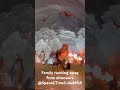 Running away from dinosaurs