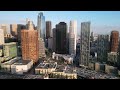 Drone Footage Above Downtown Los Angeles