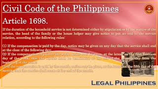 Civil Code of the Philippines, Article 1698