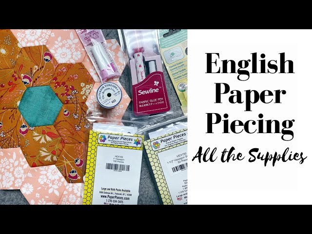 English Paper Piecing - All The Supplies 