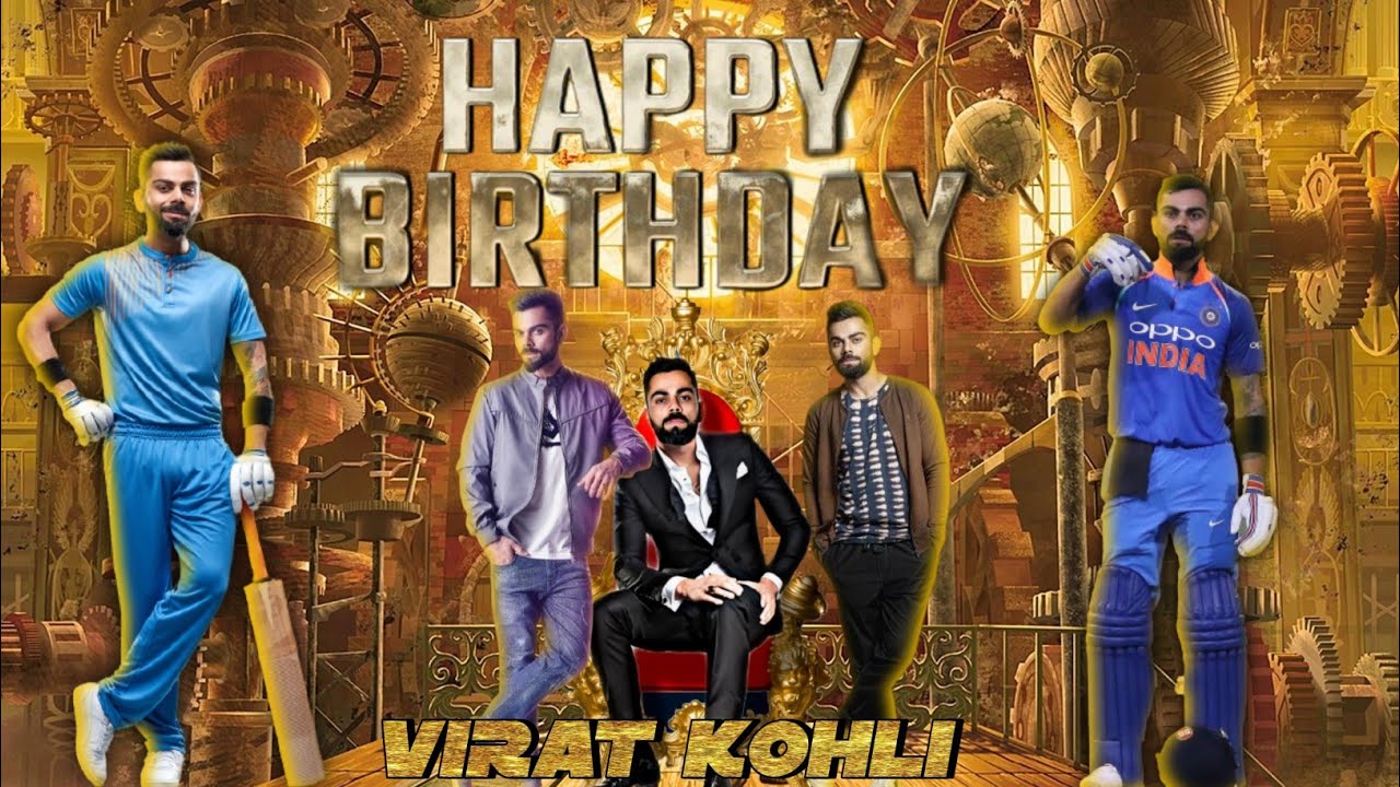 Happy Birthday Virat Kohli Whatsapp Status | Virat Kohli Birthday Whatsapp  status | King Kohli - YouTube