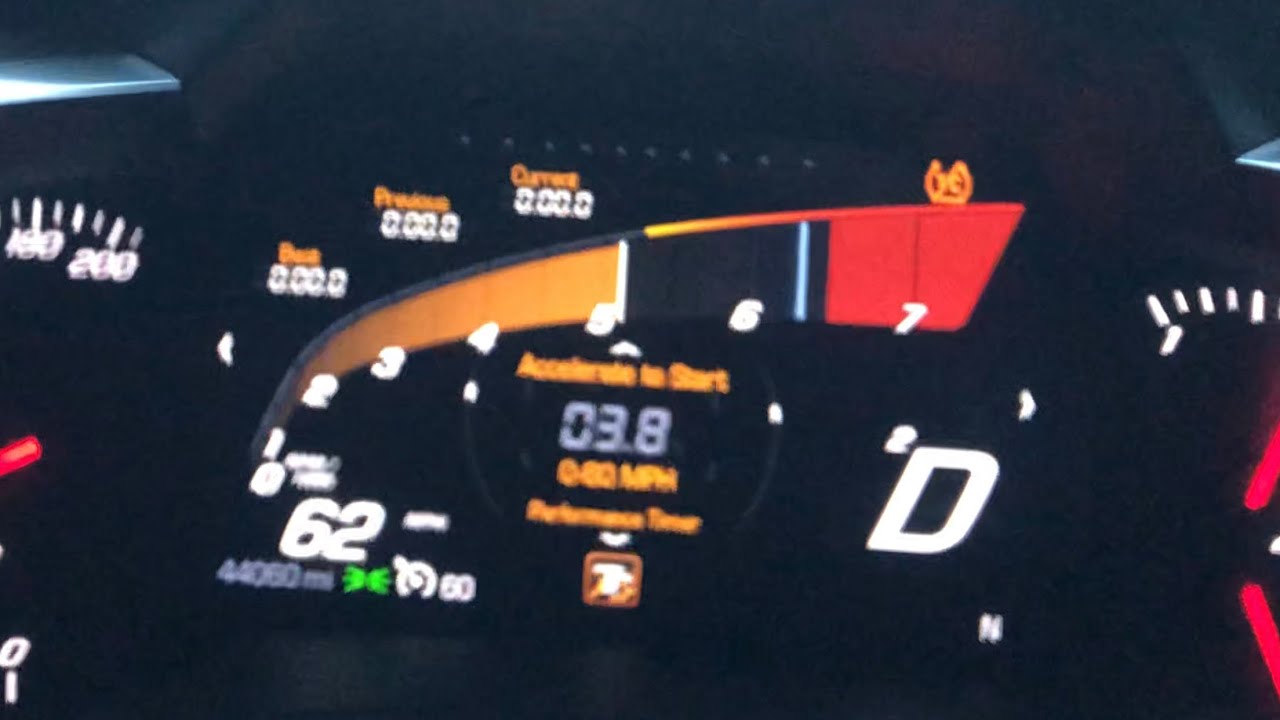 2017 Chevrolet Corvette Stingray Z51 auto 0-60mph 100% stock launch control (3.8 seconds)