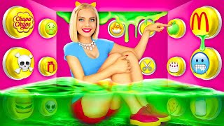 100 Botões Misteriosos E Apenas 1 Te Deixa Escapar da Caixa! Batalha Dos Botões por RATATA CHALLENGE screenshot 5