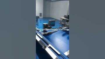 Flow pack machine system installation