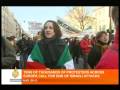 Leah joins anti-war-protest in Paris