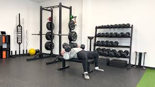 DB bench press - 5 sec eccentric