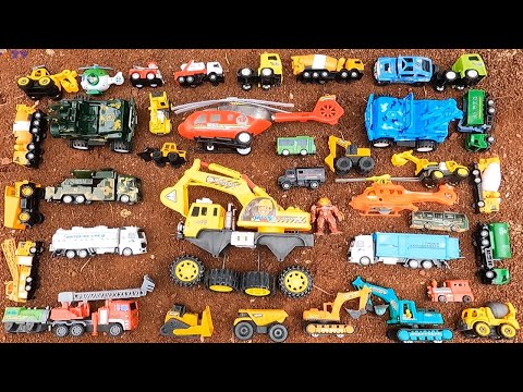 Tìm và sửa chữa xe đồ chơi bị hỏng, máy xúc, cần cẩu, xe tải, xe buýt tayo và xe chở rác