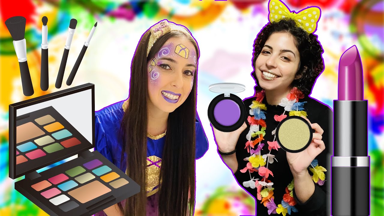 איך להתאפר לנופיקי לכבוד פורים ? 💜 נופיקי איפור פורים 💜 ציורי פנים לילדים 💜 colorful face painting