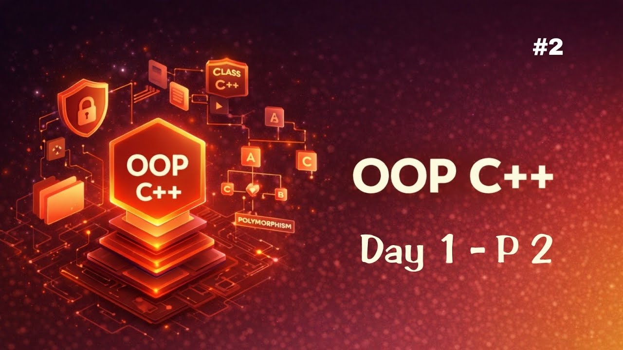 OOP C++ Day 1 part 2 م احمد ممدوح - YouTube