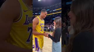 UNFORGETTABLE Lakers Proposal! Arena ERUPTS as She Says YES 💍🏀 #NBA #Shorts
