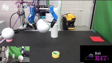 Pick and place of various objects with seeking and recognizing by using proximity sensors
