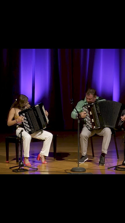 Maria & Sergei Teleshev - Thunderstruck - ACDC LIVE #accordion  #music