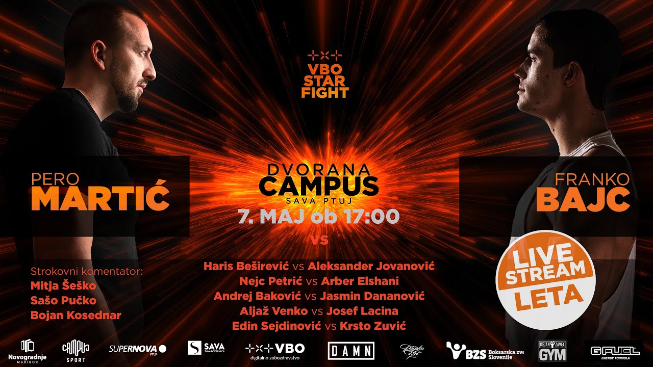 PERO MARTIĆ VS. FRANKO BAJC - BOXING EVENT