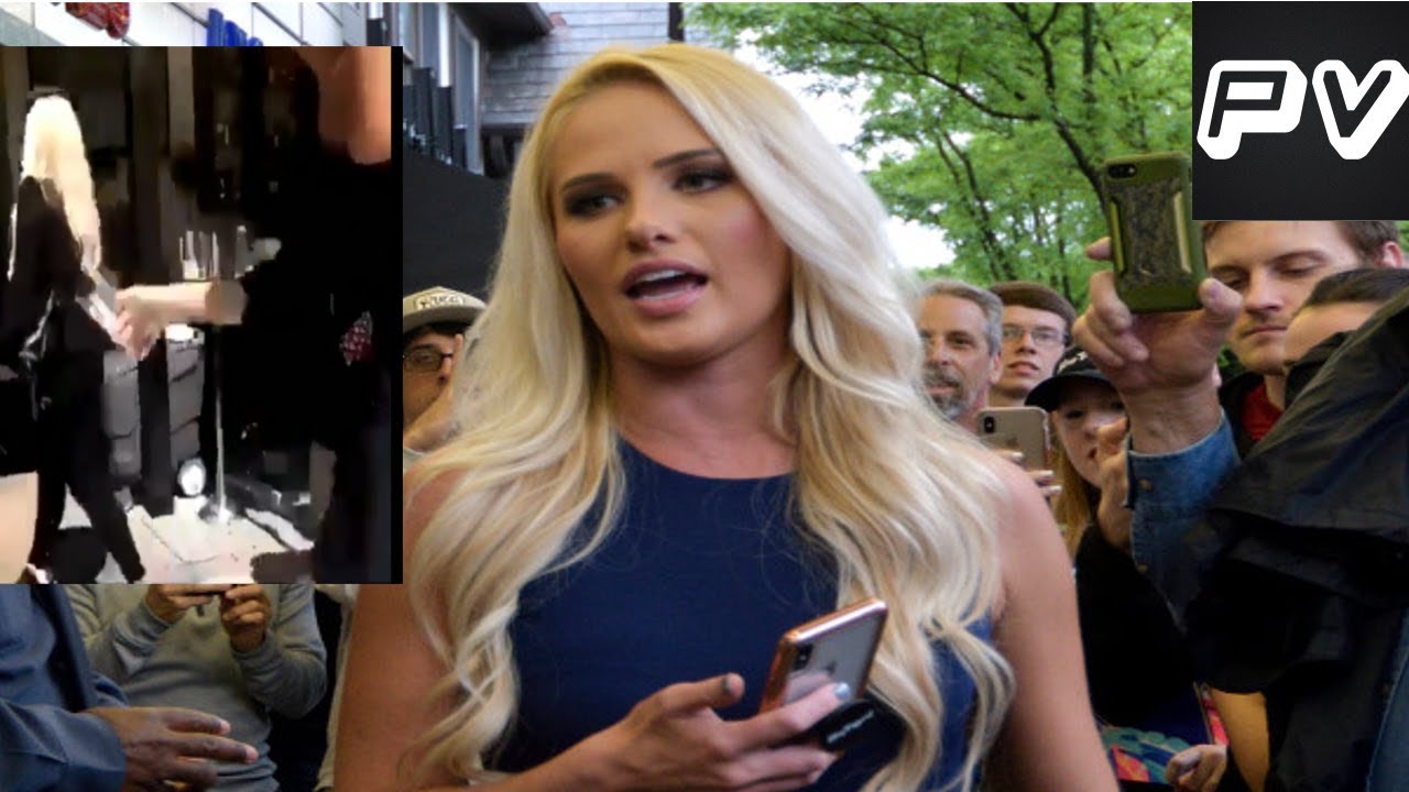 Tomi Lahren Gets Drink Thrown At Her During Brunch YouTube