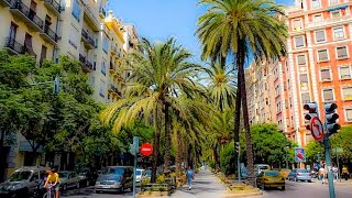 A Walk Around Leixample Neighborhood Of Valencia, Spain