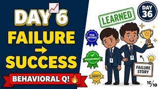 Day 6: Job Ready English | Tell Me About A Time You Failed | Behavioral QuestionAnswer