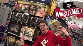Wwe Walmart Toy Hunt Wrestlemaina 36 Display Youtube