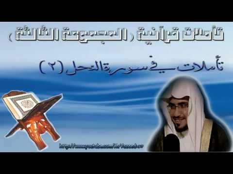 الشيخ صالح المغامسي تأملات في سورة النحل 2
