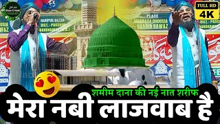 Shamim Dana New Naat | मेरा नबी लाजवाब है | Mera Nabi Lajawab Hai | Heart Touching Naat Shan E Nabi