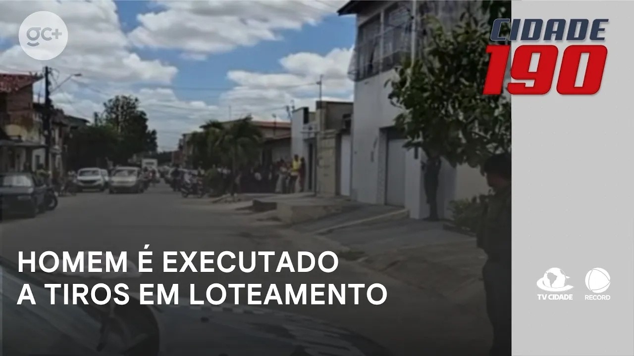 Homem é executado a tiros agora há pouco em loteamento | Cidade 190