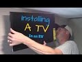 RV TV Install