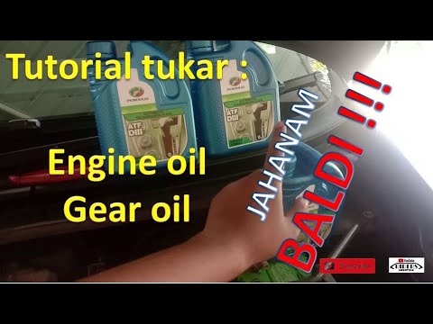 TUKAR MINYAK ENGINE DAN GEAR. VIVA AUTO - YouTube