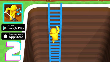 Dig Deep Gameplay Walkthrough Part 2 (iOS, Android)