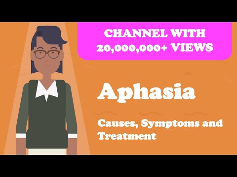 Aphasia - ਸੰਖੇਪ ਜਾਣਕਾਰੀ, ਕਾਰਨ, ਲੱਛਣ ਅਤੇ ਇਲਾਜ