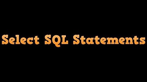 2 SQL SELECT 1 TABLE