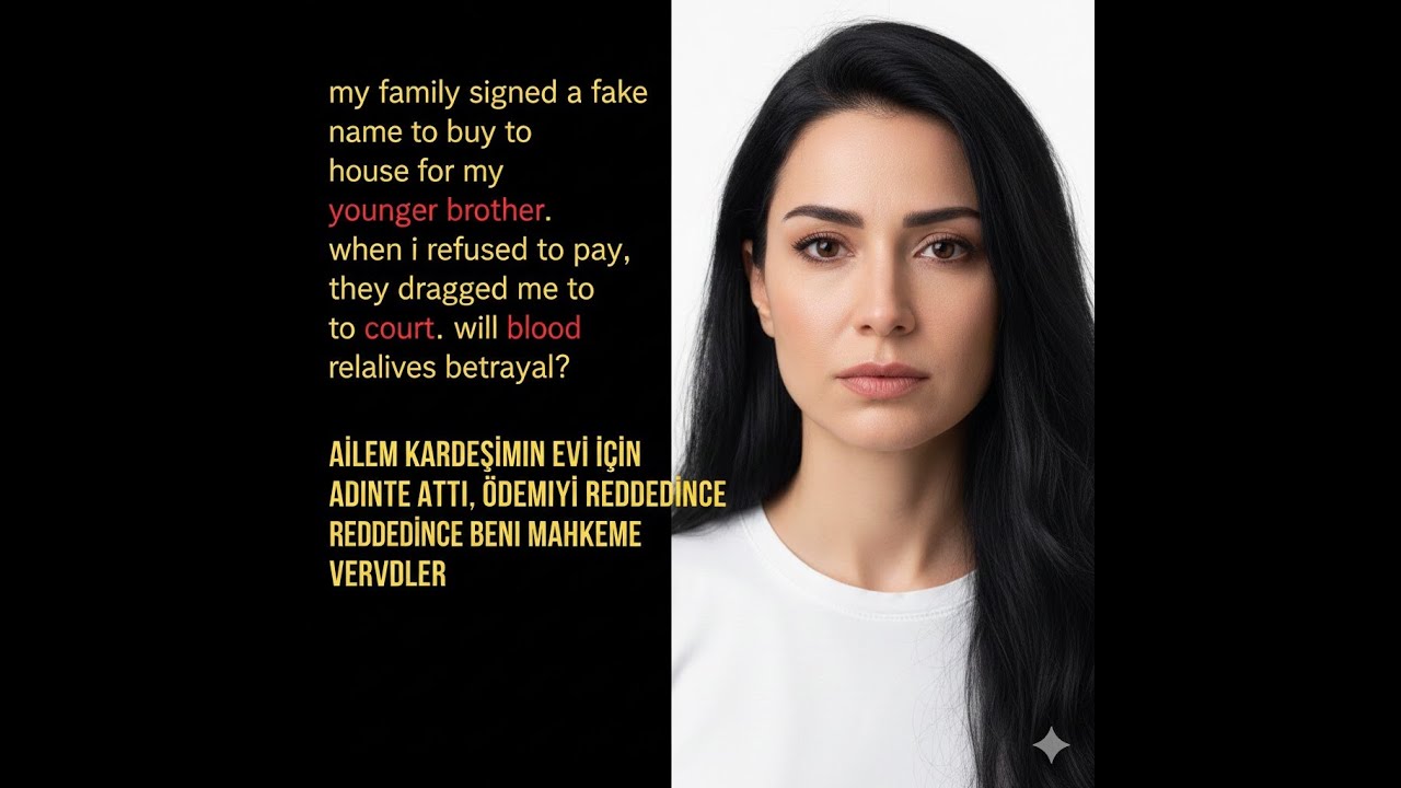 AİLEM KARDEŞİMİN EVİ İÇİN ADIMI SAHTE ATTI, ÖDEMEYİ REDDEDİNCE BENİ MAHKEMEYE VERDİLER