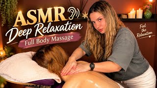 ASMR Deep Relaxation Full Body Massage | Sleep & Stress Relief | Lady Gamze
