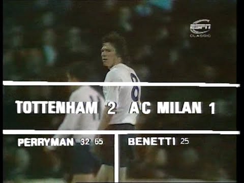 Tottenham Hotspur v AC Milan..1972 UEFA Cup Semi Final 1st Leg