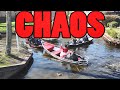 Ref:hd1uKQf9JRY Botsen met bootjes.  crashes in giethoorn. the town without roads.